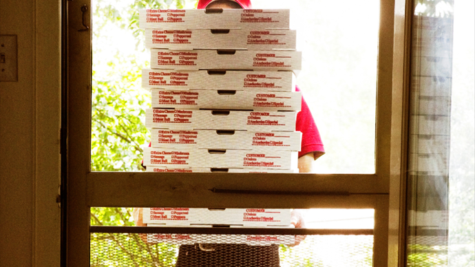 25-jähriger Pizzalieferdienst mit treuer Stammkundschaft