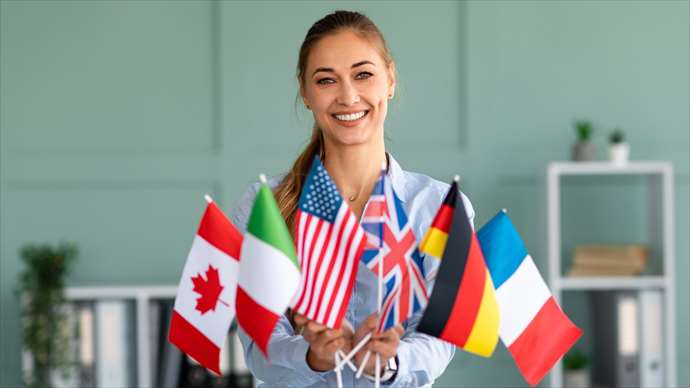 Erfolgreiche, moderne Sprachschule 