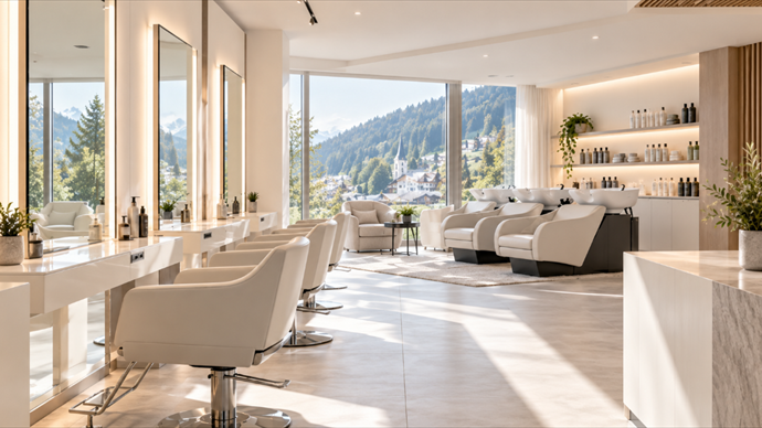 Stilvoller Coiffeursalon an attraktivem Standort in Graubünden